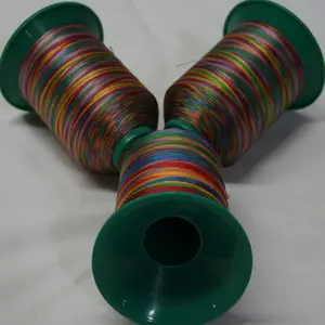 High-festigkeit polyester multi-farbige nähgarn drei-farbe linie leder waren linie