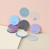1pcs 4.2*4.2cm Notes autocollantes transparentes pour l'étude Petit design amusant Matériau PET