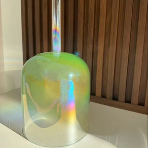 Bol chantant en cristal de quartz pur à 99,99 % avec poignée, thérapie <span class=keywords><strong>quantique</strong></span> d'alchimie, chakra vert, fréquence 432 Hz/440 Hz pour le son - Product Image 2