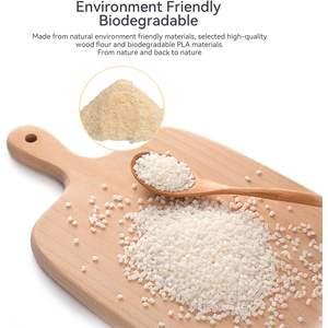 Filamento de madera Creality PLA de 1.75 mm para impresora 3D con textura de madera real y resistencia - Product Image 3