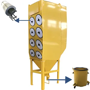 배기 필터 먼지 추출기 시스템 레이저 기계 연기 청정기 중앙 연기 필터 카트리지 집진기