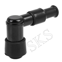 Schwarz Zündkerze Kappe Boot Wasserdicht Nicht Widerstand Für Honda CG125 GS125 GN125 WY125 CD110 Motorrad Teile Roller Dirt Bike ATV