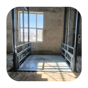 बिक्री के लिए फैक्टरी प्रत्यक्ष आपूर्ति सस्ते माल ढुलाई दीवार पर लगे 4 पोस्ट कार्गो लिफ्ट लिफ्ट - Product Image 3