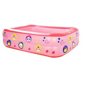 Piscine gonflable pour enfants, 0,30 mm d'épaisseur, rectangulaire, en PVC imperméable, écologique, portable, pour usage familial en extérieur, kit de réparation de valve - Product Image 5