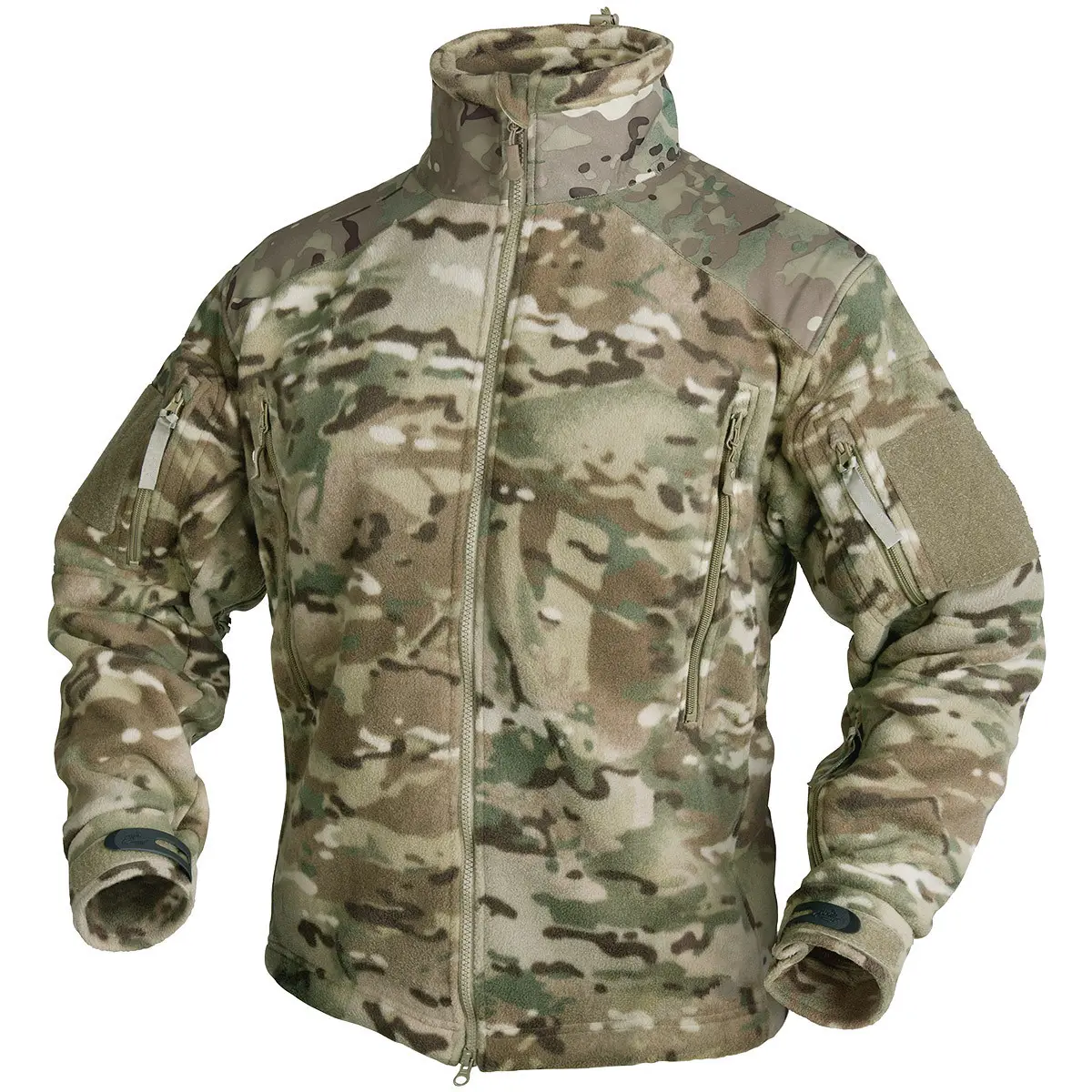 Hot Sale Mens Fleece Jacket High Quality 100% Polyester Winter Camo Fleece Jacket Hunting