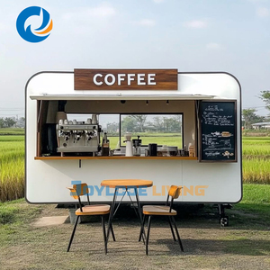 รถขายอาหารเคลื่อนที่พร้อมครัวครบชุด สำหรับขายกาแฟเย็นแบบกำหนดเอง ไอศกรีม บาร์บีคิว พิซซ่า และอาหารจานด่วน - Product Image 4