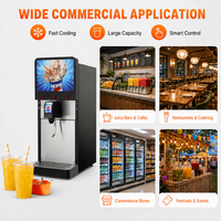 Distributeur de boissons pour restaurant, distributeur de boissons gazeuses pour restauration rapide, machine de comptoir avec enseigne lumineuse