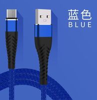 Cable USB Tipo-C de Carga Rápida PD 2.4A, Flexible, con Blindaje Trenzado de Aluminio/Nylon/TPE, de 1m, 2m, 3m, para Móviles, Venta al Por Mayor