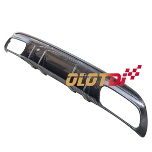 ดิฟฟิวเซอร์กันชนหลังคาร์บอนไฟเบอร์ สำหรับรถยนต์เมอร์เซเดส-เบนซ์ ซีคลาส W205 C43 C63 AMG ปี 2014-2019 พร้อมลิ้นสปอยเลอร์และสปลิตเตอร์  อะไหล่ตกแต่งตัวถังรถยนต์ - Product Image 3