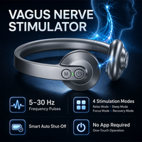 Appareil de thérapie du nerf vague TVNS léger, plusieurs modes de fonctionnement, machine d'aide au sommeil à micro-courant pour usage domestique