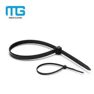 5*600 black plastic Nylon self-locking cable ties,plastic zip tie