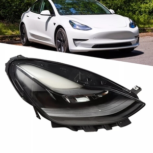 Accesorios para autos JOESHIER, faros delanteros LED para Tesla Model 3 Y 2021-2023, conjunto de faros, luz diurna LED, lente LED, lámpara frontal - Product Image 6