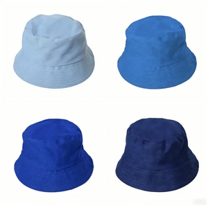 Chapeau Bob Réversible <span class=keywords><strong>de</strong></span> Haute Qualité - 100% Coton, Protection UV, Style Décontracté pour l'Extérieur, Casquette <span class=keywords><strong>de</strong></span> Pêcheur, Design Personnalisé pour la Pêche, les Voyages et Toutes les Activités - Product Image 5