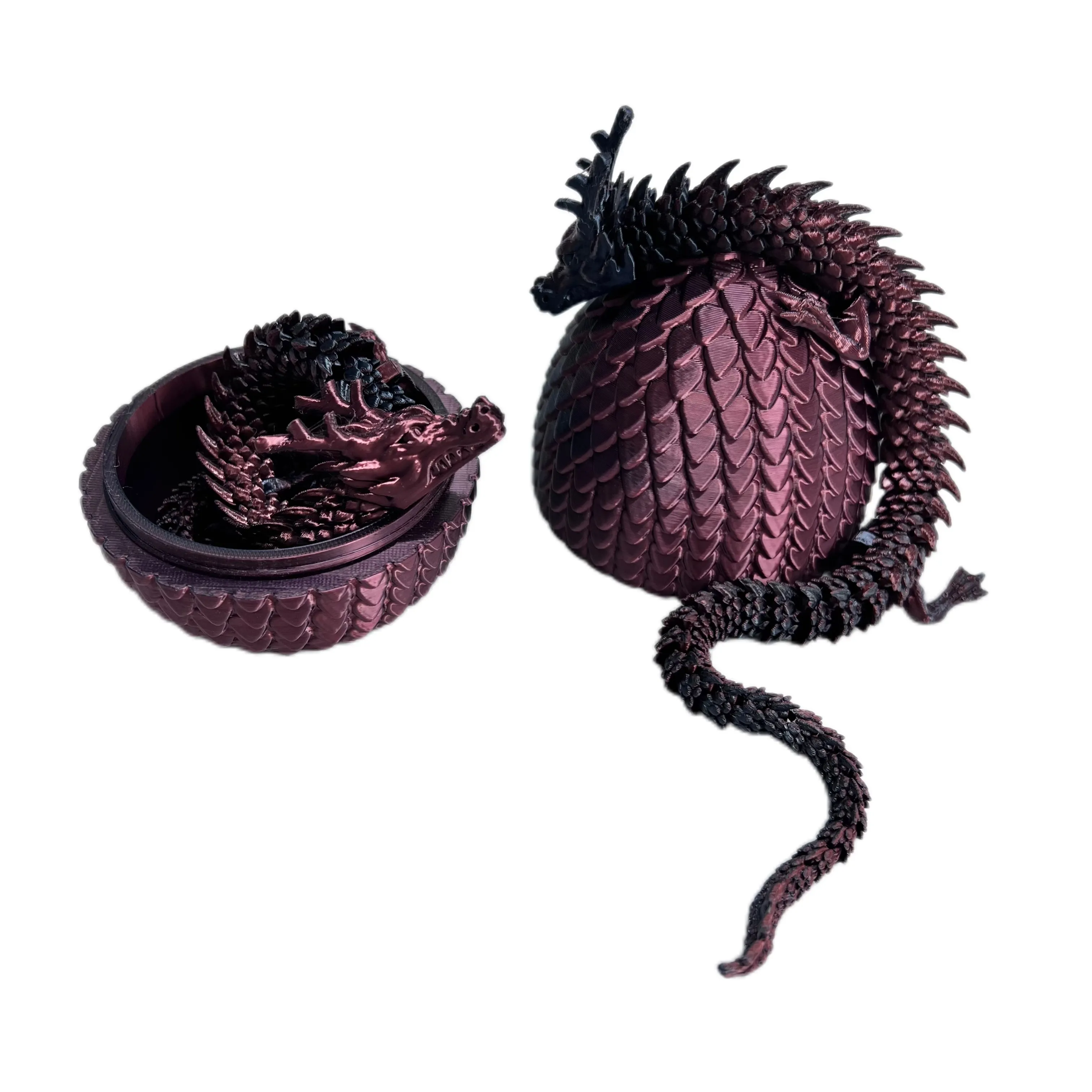Il campione rapido del drago cinese può personalizzare il servizio di elaborazione di stampa 3D di stampa di plastica 3D FDM che stampa l'uovo del drago e del drago cinesi