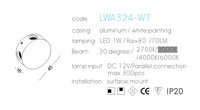 Lampe murale décorative 4*0.25W DC12V, lampe murale circulaire à LED pour hôtel, montage mural intérieur