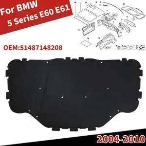 StarNav Pour Série 5 E60 E61 2004-2010 Kits de couverture d'insonorisation du moteur avant en coton, réduction du bruit, isolation thermique 51487148 - Product Image 5