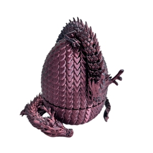 Ingewikkeld Ontworpen Slanke Gebeeldhouwde Mini Gearticuleerde Baby Drakenei 3d Afdrukken Met Afneembaar - Product Image 2