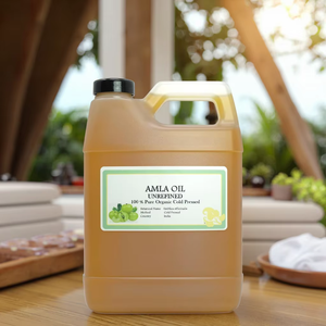 Fornecedor de Óleo Bio de Semente de <span class=keywords><strong>Amla</strong></span> Prensado a Frio, 1kg de Óleo Carreador Orgânico de Groselha Indiana para Crescimento Capilar - Product Image 2