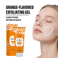 Gel exfoliant pour le visage à l'enzyme de levure d'orange POUQUR, nettoyage en profondeur et hydratation, gommage facial pour tous les genres