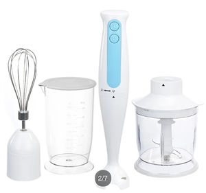 <span class=keywords><strong>Batidora</strong></span> de Mano Eléctrica Portátil de 300W-<span class=keywords><strong>500W</strong></span>, Diseño de 2 Velocidades Variables, Varilla Mezcladora Desmontable, Botón de Presión, Plástico, para Vegetales - Product Image 2