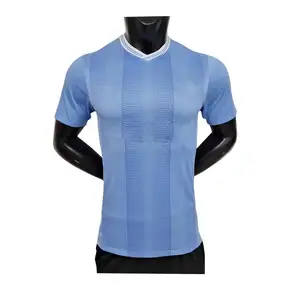 Premium Quality School Blue And White Soccer Uniforms Countries Jersey Football 23/24 Soccer Jerseys For Men