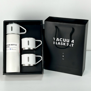 Juego de Tazas Aisladas de Acero Inoxidable 304, Caja de Regalo, Taza de Té Portátil para Negocios, Impresión de Logotipo - Product Image 4