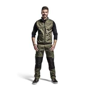 BLAKLADER - 385025164599L Gilet Softshell Vert olive foncé/Noir-EAN 7330509537497 VESTES DE TRAVAIL VESTES D'ÉTÉ SOFTSHELL - Product Image 3
