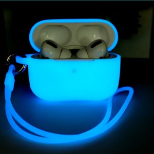 Bonne qualité sans fil charge veilleuse brillant Fluorescent néon étui pour <span class=keywords><strong>AirPods</strong></span> 4/3/2/1 étui en silicone pour <span class=keywords><strong>Airpods</strong></span> <span class=keywords><strong>Pro</strong></span> 2 - Product Image 5