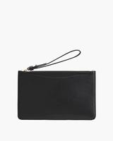 Pochette en cuir PU de haute qualité pour femme, portefeuille à poignet en cuir avec fermeture éclair dorée