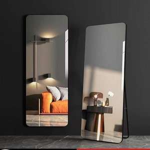 Miroir d'habillage pleine <span class=keywords><strong>longueur</strong></span> pour chambre de filles mural avec cadre en métal pour dortoirs en verre flotté - Product Image 5