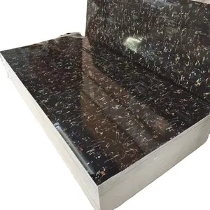 1220*2440 검은 PVC 대리석 아크릴 시트 효과 마블링 하우스 인테리어에 대 한 라미네이트 UV 벽 패널