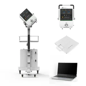 Detector x-ray portátil móvel sem fio, sensor plana 14*17 com iray