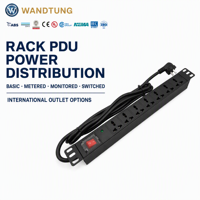 Unité de distribution d'alimentation (PDU) pour rack, modèles basiques, mesurés, surveillés et commutés, prises internationales, pour armoire de centre de données
