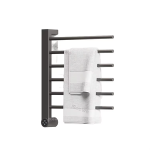 304 acier inoxydable chauffe-serviettes électrique support <span class=keywords><strong>eau</strong></span> chauffée radiateurs hydroniques pour hôtel salle de bain Nickel chauffe-serviettes - Product Image 4
