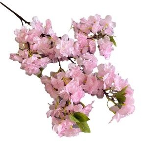 Fleurs de <span class=keywords><strong>cerisier</strong></span> artificielles de haute qualité, tiges de fleurs de <span class=keywords><strong>cerisier</strong></span>, branche d'arbre de <span class=keywords><strong>cerisier</strong></span> pour la décoration de mariage, artificielles - Product Image 6