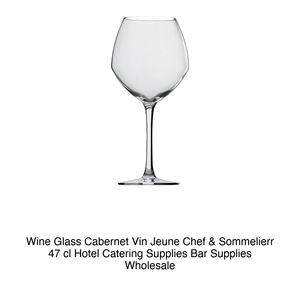Verre à Cabernet Vin Jeune 47 cl Chef&Sommelier H 21 cm Ø 9.7 cm - Product Image 2