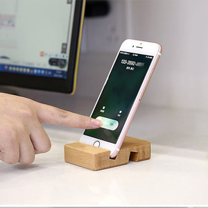 Kinh doanh mặt hàng khuyến mại bằng gỗ điện thoại di động chủ gỗ điện thoại đứng tùy chỉnh Mini rắn bằng gỗ điện thoại di động đứng - Product Image 3