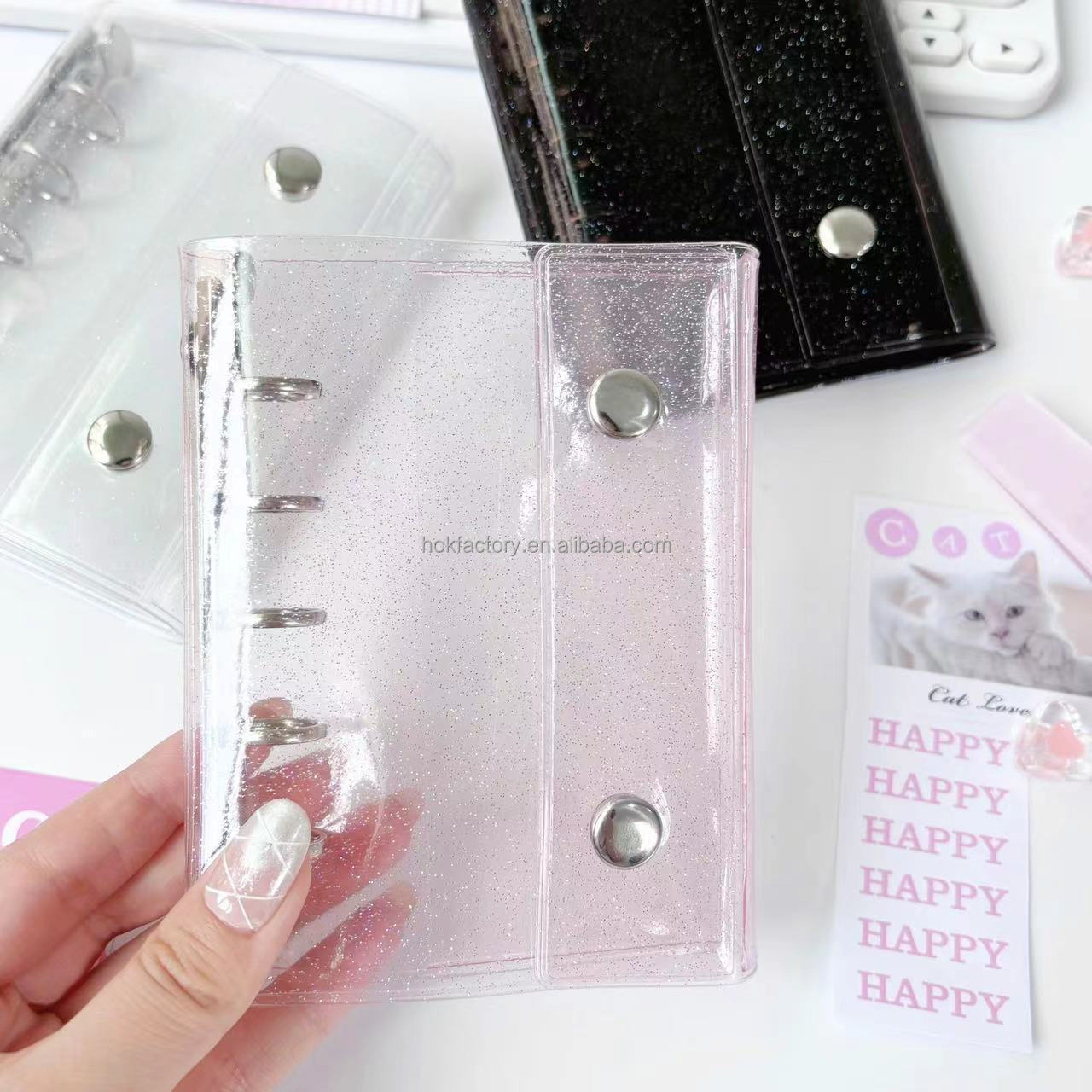 clear card holder for binder Credit Card Holder Pocket Business Cards Refills for 3.39x2.16 Card Binders  A6 6-Ring 25 Sheets Double Layer Clear Card Inner Page 3 Pockets Binder  Album for Cards Folder Organizer Postcard Sleeves : Office Products main image 0