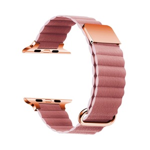 Meilleure vente, nouveau <span class=keywords><strong>bracelet</strong></span> magnétique de haute qualité de couleur unique pour <span class=keywords><strong>Apple</strong></span> <span class=keywords><strong>Watch</strong></span> 10, <span class=keywords><strong>bracelet</strong></span> de montre intelligent de luxe avec boucle en cuir de litchi - Product Image 2