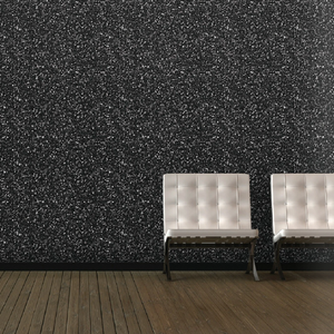 Papier peint texturé non tissé Glittex noir brillant à paillettes pour décoration intérieure de luxe 9,36 m² - Product Image 2