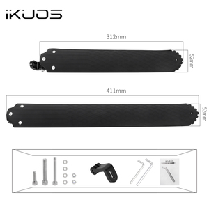 IKUOS Katlanır Bisiklet Çamurluğu Dahon K-F Modifiye Bisiklet Parçaları için Rulo Haline Getirilebilir Teleskopik Çamurluk - Product Image 4