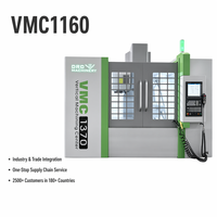 Machine de fraisage CNC 5 axes haute précision DRC VMC1160, robuste, avec broche BT40, commande GSK, moteur automatique