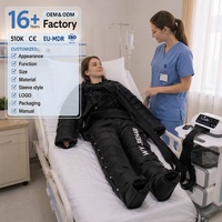 Système de thérapie de compression séquentielle à 8 chambres pour la gestion lymphatique professionnelle des jambes, des bras, du torse, du dos et des hanches