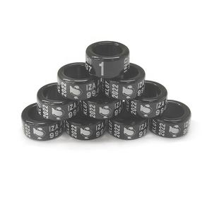 Anillos de plástico para pájaros amorosos, bandas de pie con información de avistamiento para orfebrería, 4,5mm - Product Image 6