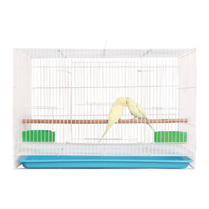 Papağan evcil katlanabilir Metal demir plastik çevre dostu için büyük açık lüks basit kuş üreme kafesi ev - Product Image 6