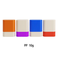 Bâton déodorant rotatif manuel en gros, personnalisé, 15g/30g/50g/75g, blanc, noir, argenté, vert