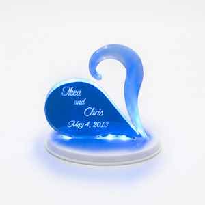 Letrero Acrílico LED con Logotipo Personalizado, Venta al Por Mayor de Fábrica, Exhibidor de Mesa con Base para Negocios y Tiendas Minoristas - Product Image 1