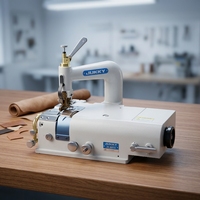 Machine à coudre industrielle JUKKY 801 pour cuir, couteau rond pour sacs en cuir, machine à coudre manuelle pour semelles de chaussures, bon modèle