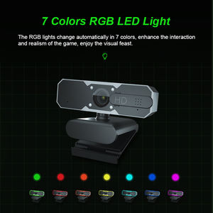 Anewii กล้องวิดีโอเกมมีไฟ LED RGB H782กล้อง vlogging 1080P โฟกัสอัตโนมัติแบบ HD สำหรับ <span class=keywords><strong>YouTube</strong></span> - Product Image 5