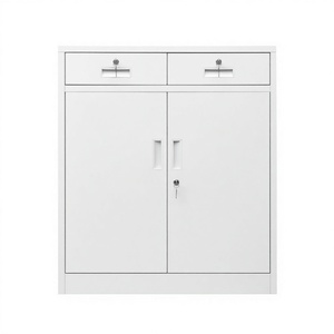 Archivador Metálico Moderno de Estantería Abierta con Cerradura Ajustable para Archivos de Fácil Acceso, Ideal para Oficina, Sala de Estar y Dormitorio - Product Image 2